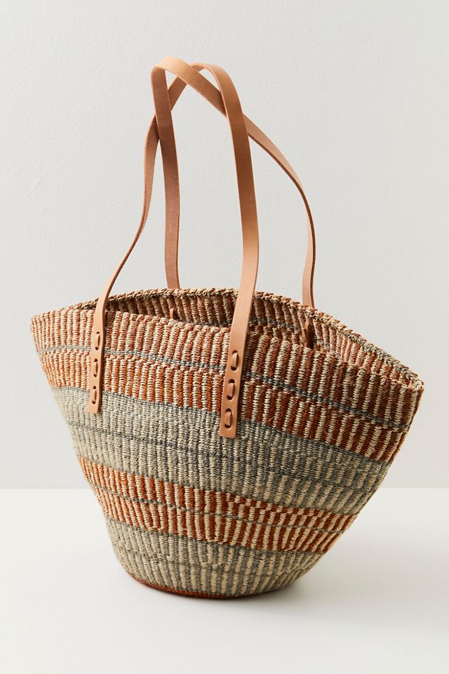 Grand cabas en sisal Jenna Bee #2