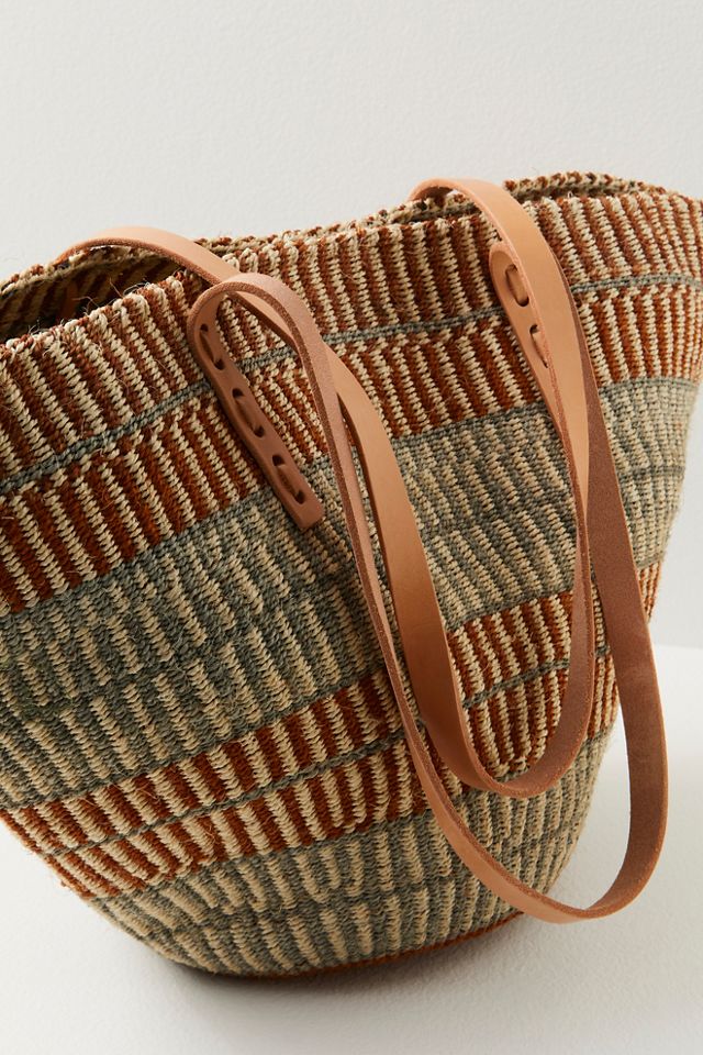 Grand cabas en sisal Jenna Bee #3