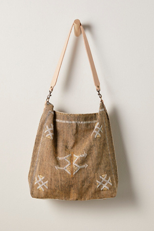 Jenna Bee Cactus Silk Tote at Free People in Brown