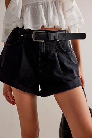 We The Free Danni Shorts at Free People in Midnight, Size: Large