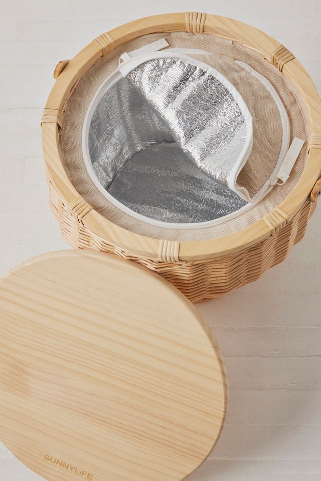 Wicker Basket Cooler #3