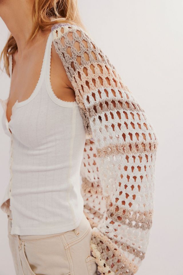 Gia Crochet Shrug Free People