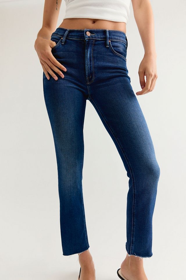 MOTHER Mid-Rise Dazzler Ankle Fray Jeans #3
