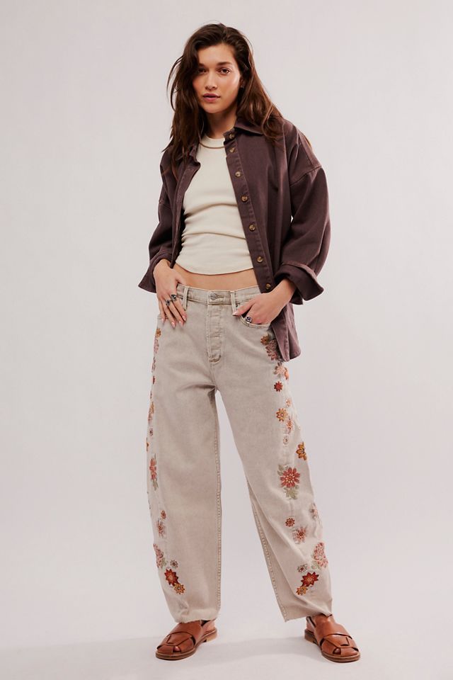 Driftwood Parker Embroidered Jeans | Free People