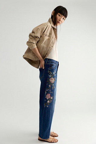 Driftwood Parker Embroidered Jeans