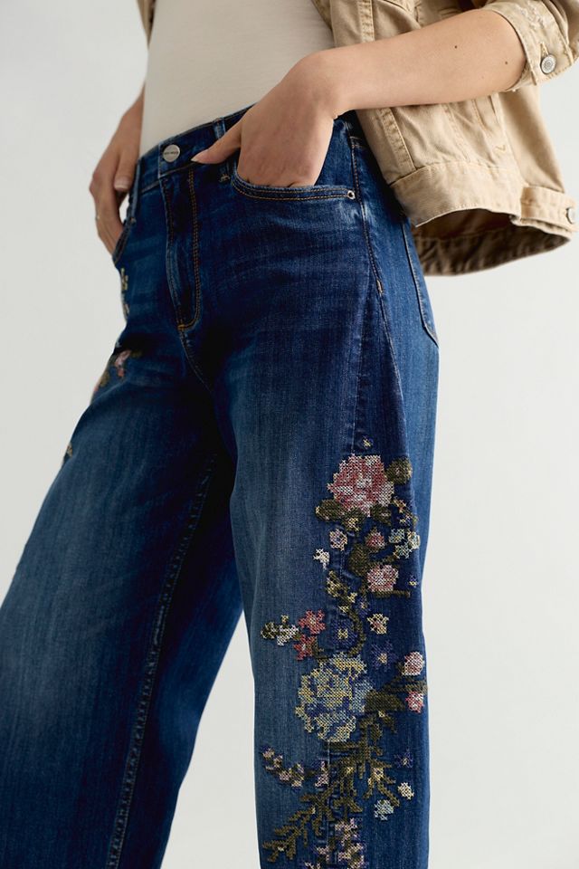 Driftwood Parker Embroidered Jeans #3