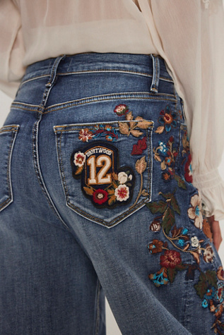 Jeans brodés Driftwood Parker