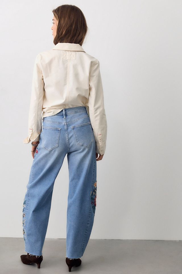 Driftwood Parker Embroidered Jeans #1