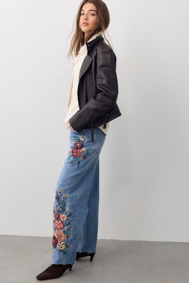 Driftwood Parker Embroidered Jeans #2