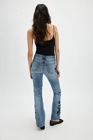 Driftwood Wyatt Embroidered Flare Jeans - thumbnail 6