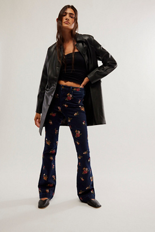 Driftwood Wyatt Embroidered Flare Jeans - thumbnail 9