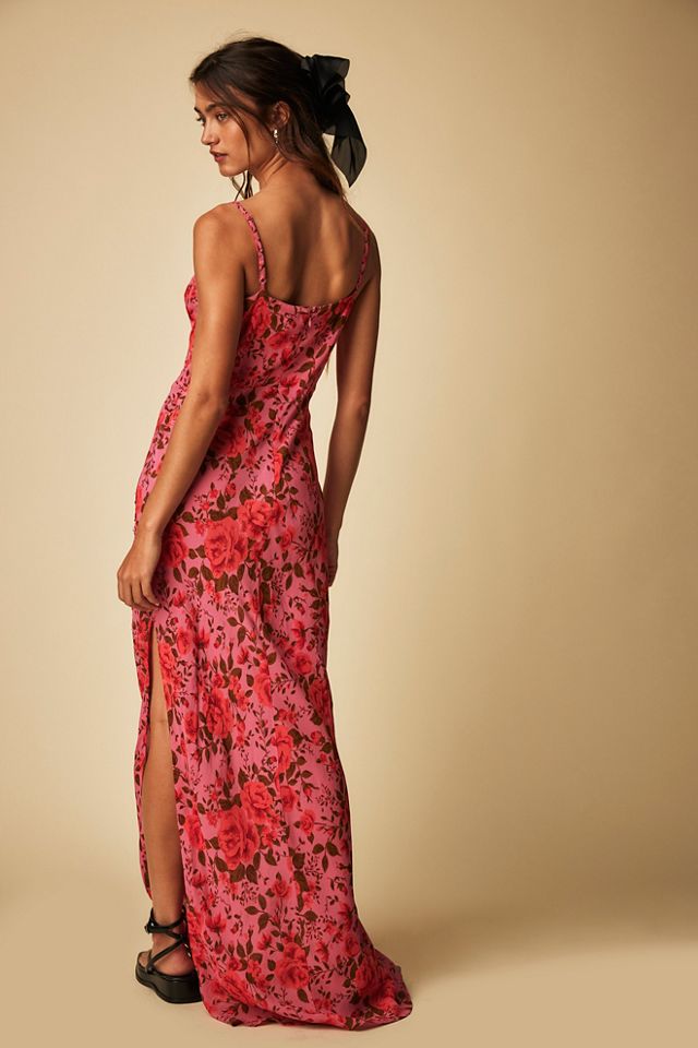 Free People Rose Romance Slip Dress. 2