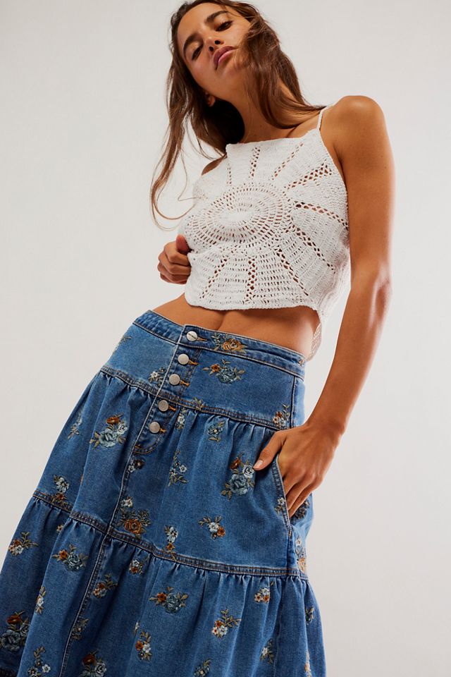 Fp X Driftwood Maxi Skirt Free People