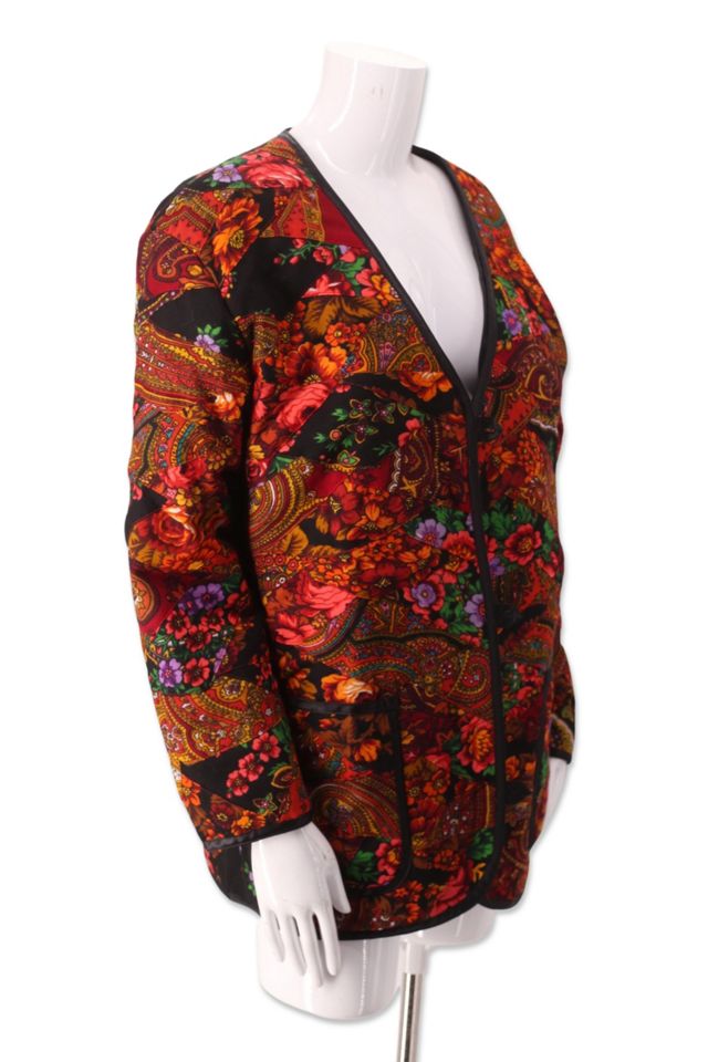 1970s Colorful Patchwork Chore Jacket Selected By Ritual Vintage #1