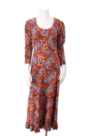 1970s Paisley Prairie Dress Selected By Ritual Vintage