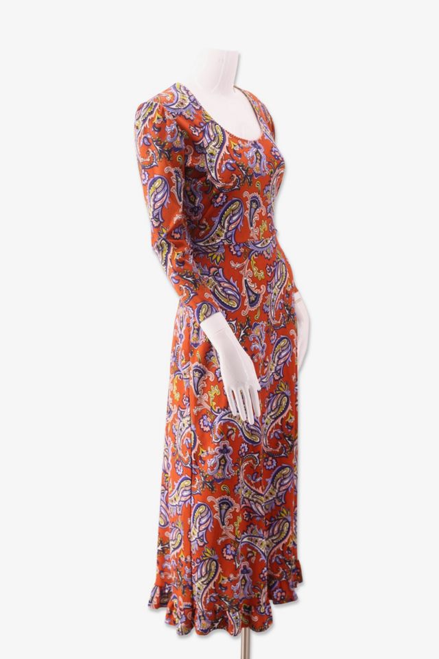 1970s Paisley Prairie Dress Selected By Ritual Vintage #1
