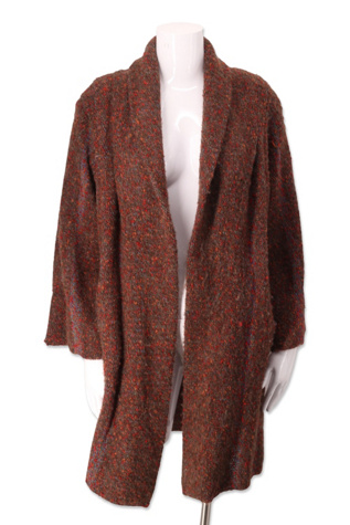 1970s Heavy Knit Sweater Coat Selected By Ritual Vintage
