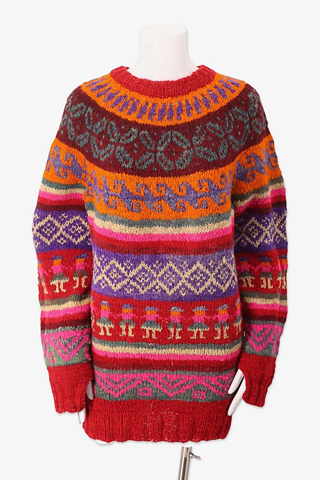 1980s Brightly Colored Intarsia Sweater Selected By Ritual 1980s Brightly Colored Intarsia Sweater Selected By Ritual