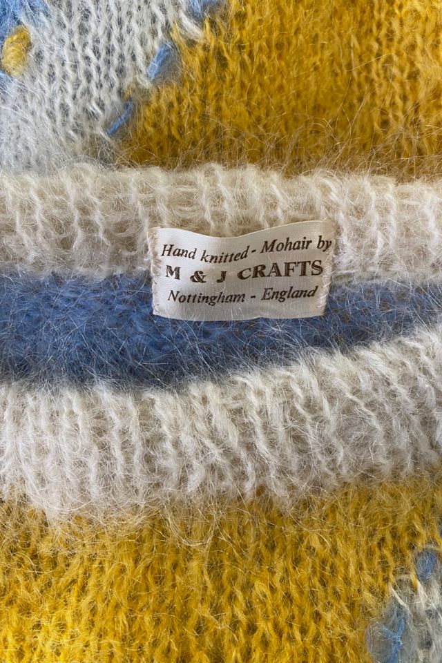 1980s Fuzzy Color Black Handknit Sweater Selected By Ritual Vintage #3