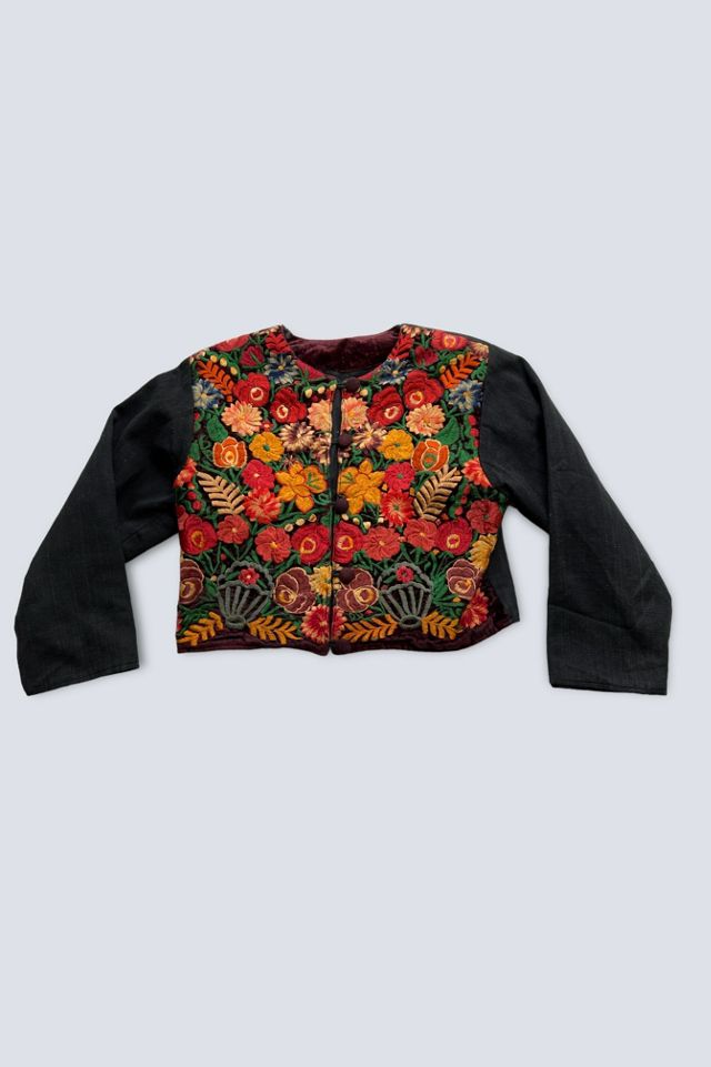 Vintage Floral Embroidered Jacket Selected by Goodbye Heart