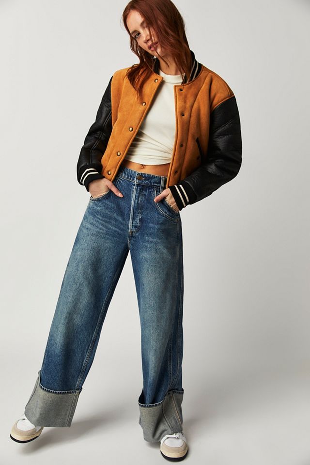 We The Free Final Countdown Cuffed Low-Rise Jeans