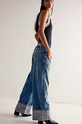 Diesel D-Martians Pull-On Track Jeans | Free People Diesel D-Martians Pull-On Track Jeans | Free People