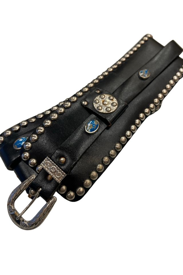 Vintage Woven Studded Belt main image 1
