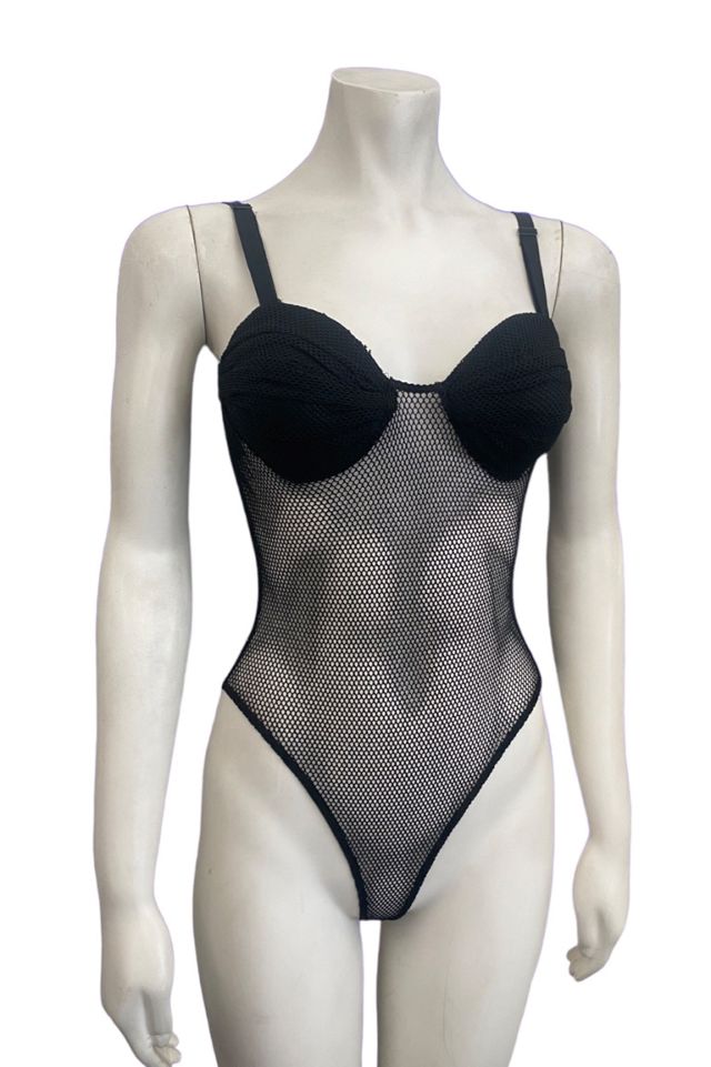 Body Wrap The Pin-Up Body Suit With Moulded Cups and Removable Straps 