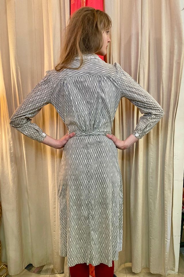 Vintage 1930-40’s Print Day Dress Selected by Nomad Vintage #3