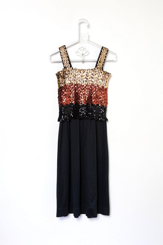 1970s sequin outlet dress