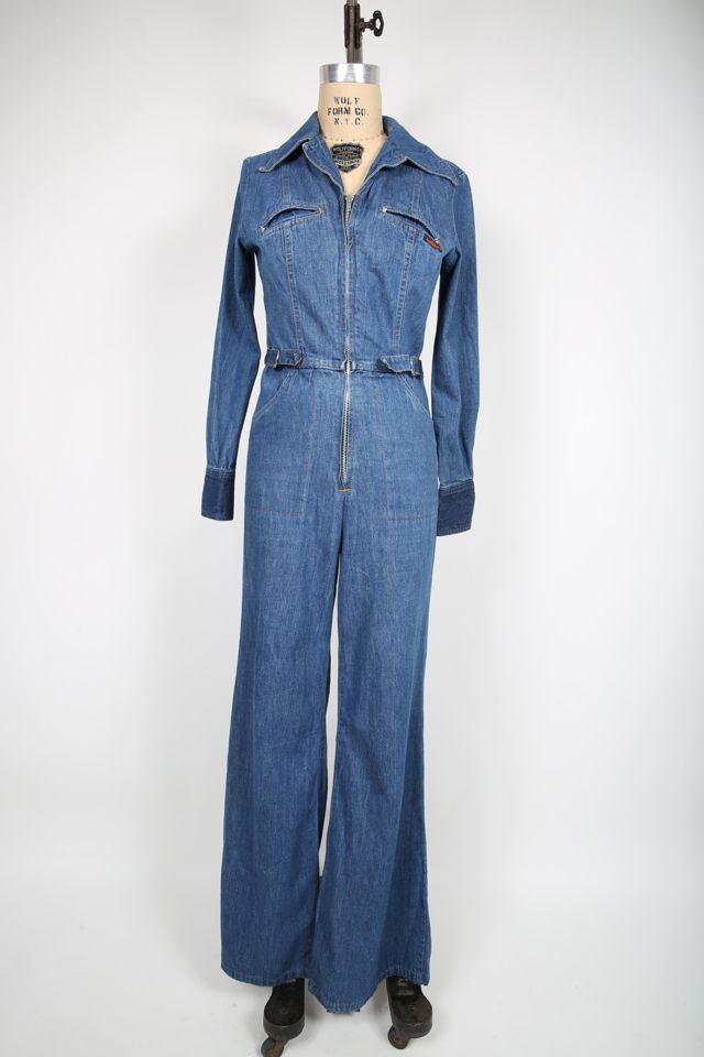 Vintage 70s Denim Jumpsuit Selected by Love Rocks Vintage | Free