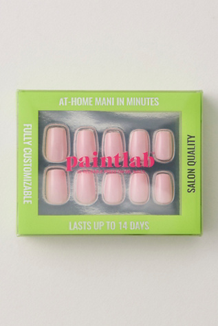 PaintLab Glazed Press-On Manicure Kit at Free People in Pink
