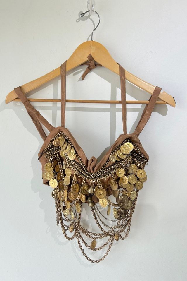 Vintage Bustier With Gold Coins and Chains Selected by The Curatorial Dept. #1