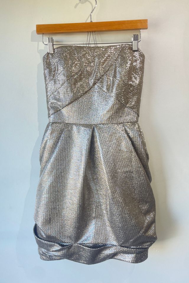 Vintage Rafael Cennamo Metallic Party Dress Selected by The