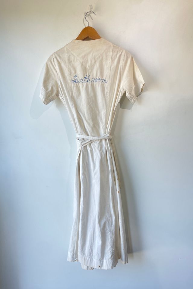 Vintage Embroidered Nurse Gown Selected by The Curatorial Dept. #1