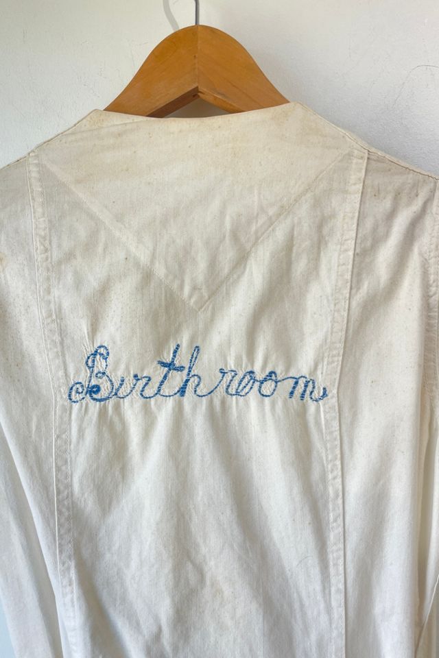 Vintage Embroidered Nurse Gown Selected by The Curatorial Dept. #2