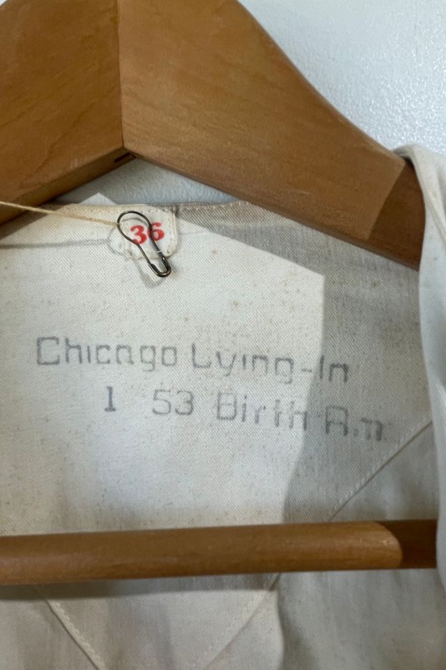 Vintage Embroidered Nurse Gown Selected by The Curatorial Dept. #3