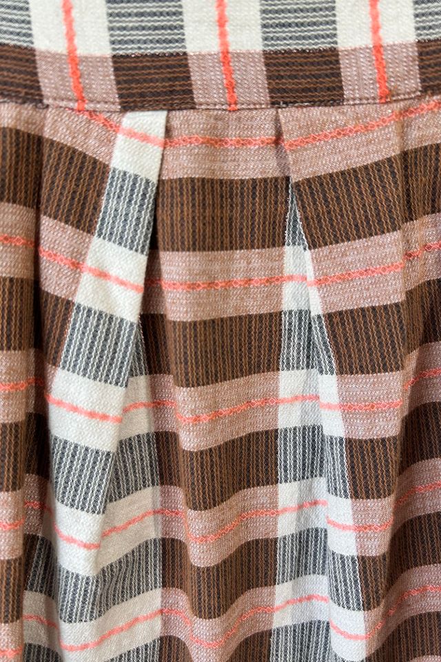 Ace & Jig Pink & Brown Striped Skirt Selected by The Curatorial Dept. #2