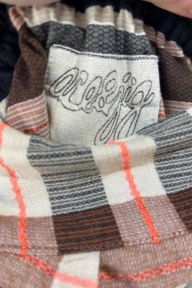 Ace & Jig Pink & Brown Striped Skirt Selected by The Curatorial Dept. #3