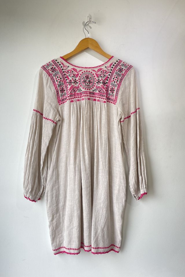 Ulla Johnson Raw Silk Embroidered Dress Selected by The Curatorial Dept. #1