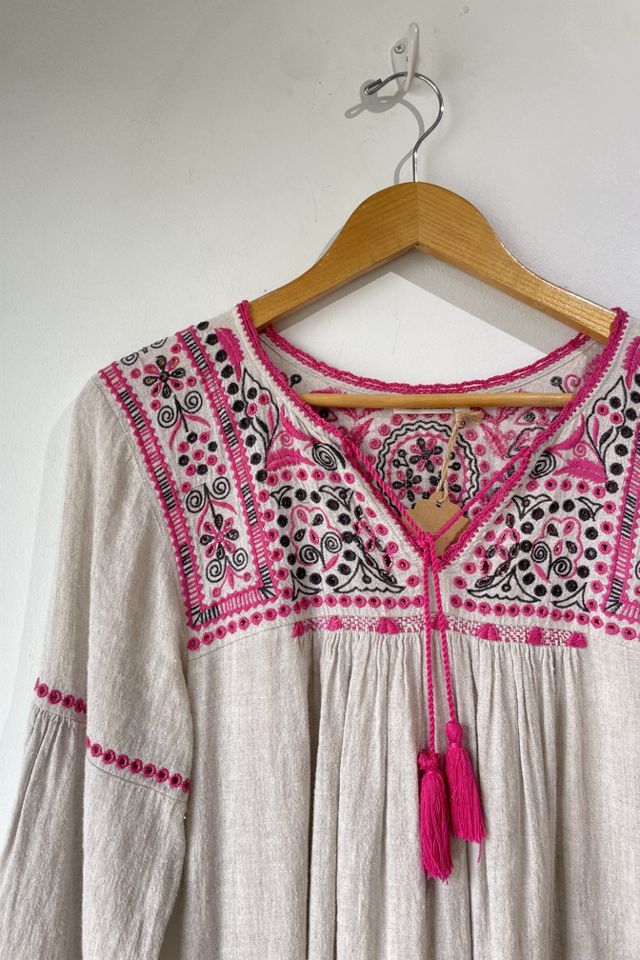 Ulla Johnson Raw Silk Embroidered Dress Selected by The Curatorial Dept. #2