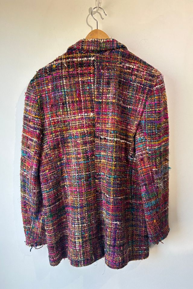 Vintage E. Rothenberg U.S.A. Hand Woven Multicolored Silk Jacket Selected by The Curatorial Dept. #3