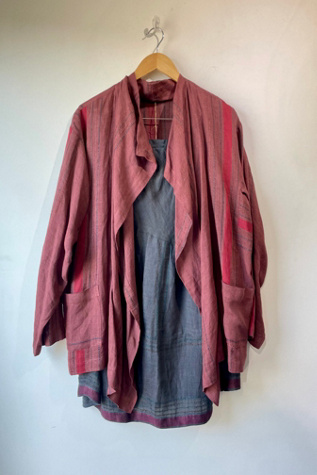 Vintage】SHIRIN GUILD ロングシャツ ホワイト Linen