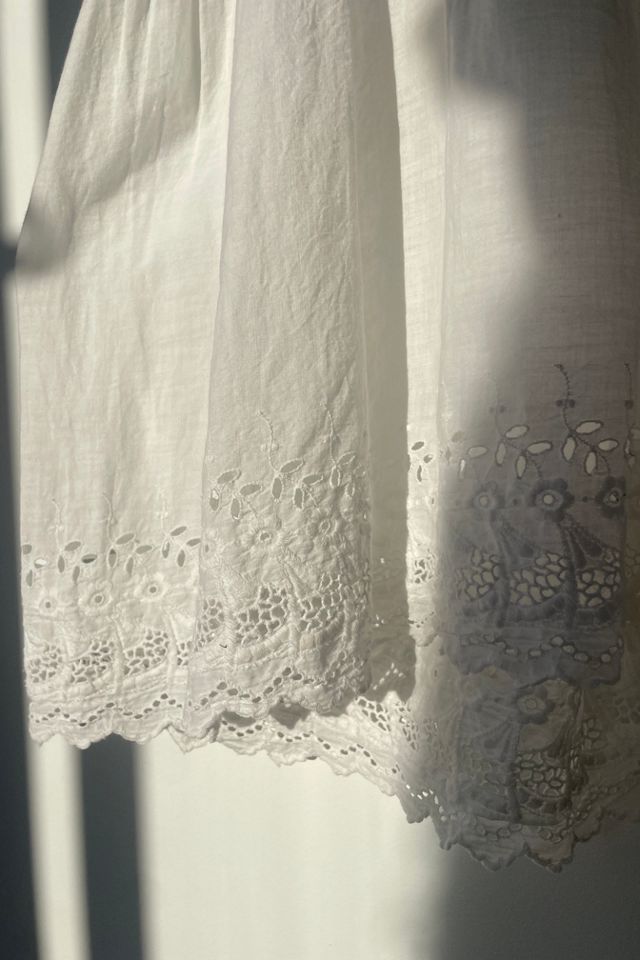 Vintage Victorian Era White Cotton Playsuit Selected by The Curatorial Dept. #2