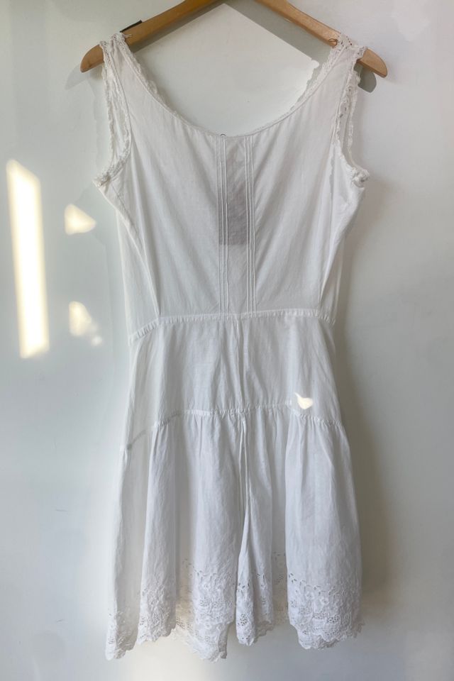 Vintage Victorian Era White Cotton Playsuit Selected by The Curatorial Dept. #3