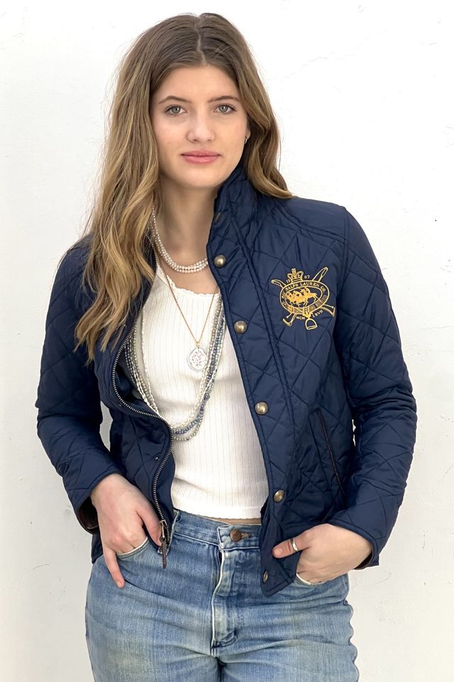 Vintage Quilted Ralph Lauren Jacket Selected by Anna Corinna