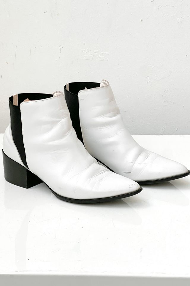 White boots cheap vintage