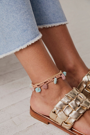 Ariana Ost Summer Games Anklet In Gold