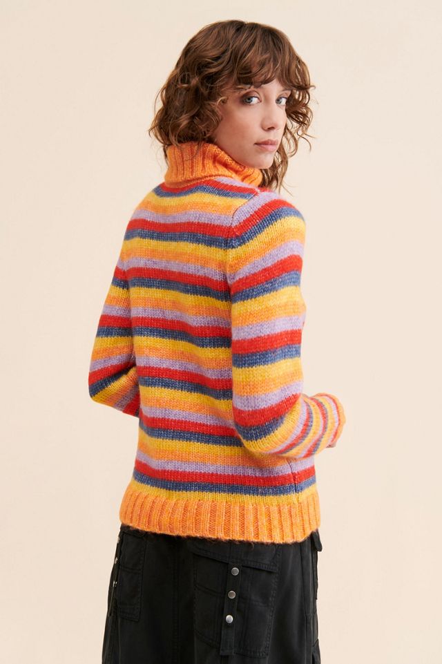 Wrangler Plush Striped Sweater #1