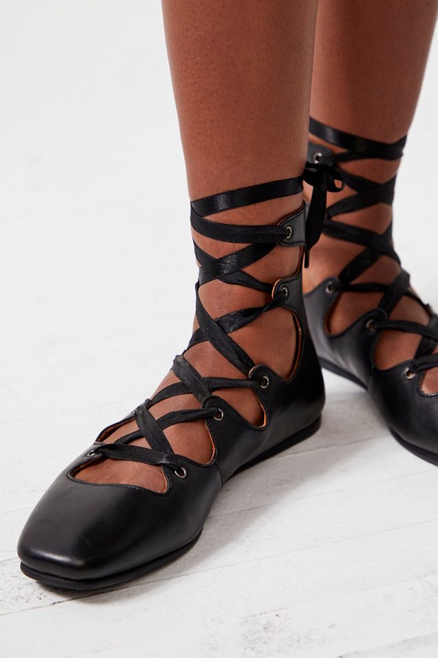 Molly Lace Up Flats #1